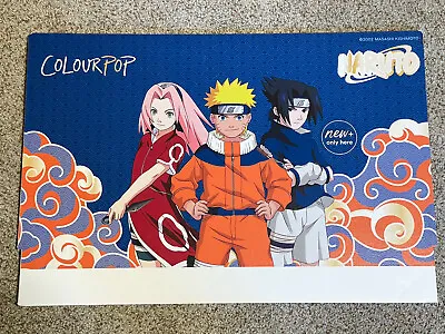 2002 Naruto 2 Sided Cardboard Display By Masashi Kishimoto Ex+ Cond. 26.5”x18”. • $8.95