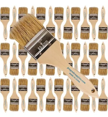 Pro Grade - Chip Paint Brushes - 36-Pack - 2 Inch Chip Brush For Paints Stains • $20