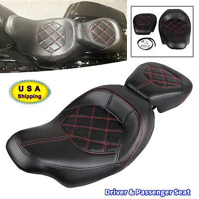 Motorcycle Driver Passenger Seat For Harley Electra Street Glide Ultra Classic • $93.66