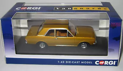 CORGI VANGUARDS - FORD CORTINA MK2 LOTUS COLIN - AMBER GOLD - Mint/Perfect MIB • £44.95