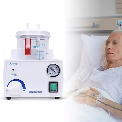 $130 • Buy Portable Safe Vacuum Phlegm Medical Aspirator Machine Suction Emergency