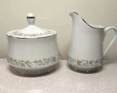 Mikasa Sugar And Creamer Set With Certificate.  • $13
