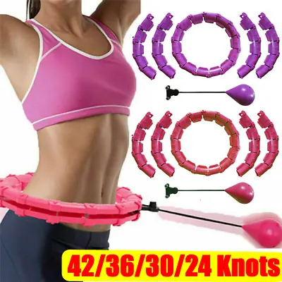 24/36 Knots Smart Hula Hoop Detachable Massage Exerciser Fitness • $8.99