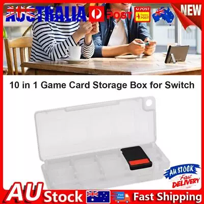 10 In 1 Game Card Case Protector Storage Box For Switch (White) • $6.83
