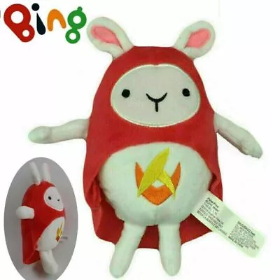 20cm Easter Bing Bunny Plush Doll Red Cloak Hoppity Voosh Rabbit Toy Kids Gift • $11.99