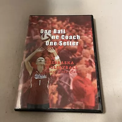 One Ball One Coach One Setter With Nebraska Volleyball Coach John Cook DVD • $19.95