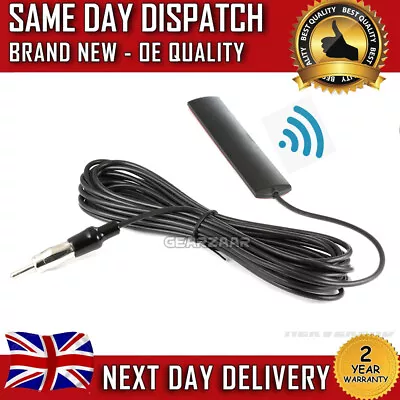 Powerfull Universal Car Hidden Amplified Antenna AM/FM Radio Ariel 12V Electroni • £5.95