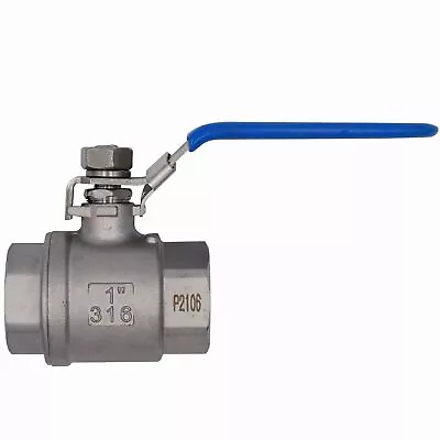 2-Piece VAV 1  Ball Valve Full Port316 Stainless Steel1000 WOG For Water1Pack • $24.99