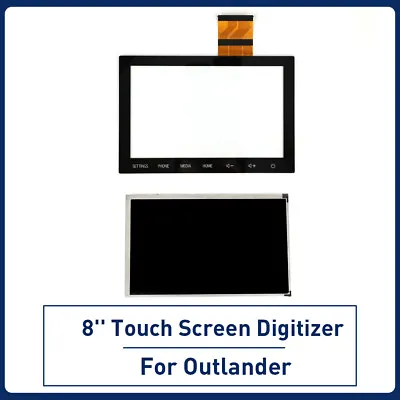 8  LCD Touch Screen Display For Mitsubishi Outlander Navigation Radio 8740A098 • $159.99