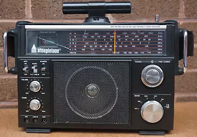 Steepletone MBR7 Multiband AIR/MB/MW/LW/SW1 & 2 FM Vintage Radio • £59.99