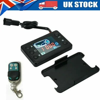 12V Car Air Diesel Heater LCD Switch Parking Controller 4 Button Remote Control • £12.79