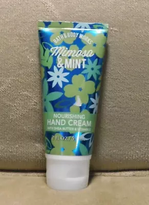 Bath And Body Works  Mimosa And Mint  2 Oz Hand Cream Lotion Retired Fragrance • $12.99