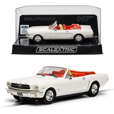 Scalextric C4404 James Bond Ford Mustang � Goldfinger 1:32 Slot Car • £44.99