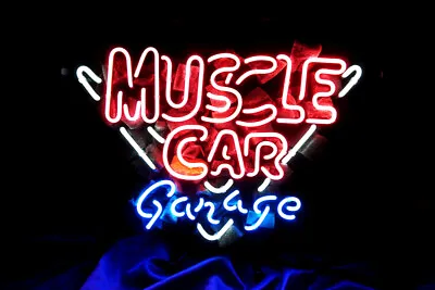  MUSCLE CAR Garage  Super Racing Sports Team Neon Signs 19  • $133.56