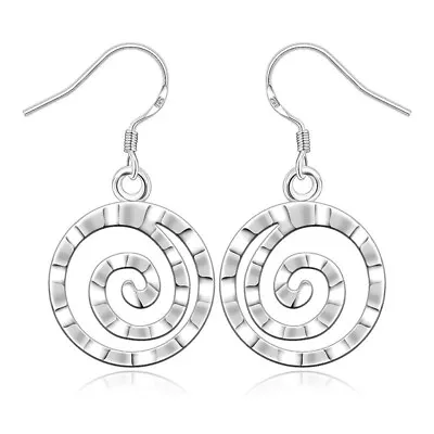 New 925 Silver Vintage Palace Extension Round Thread Earrings Jewelry Gift • $4.58