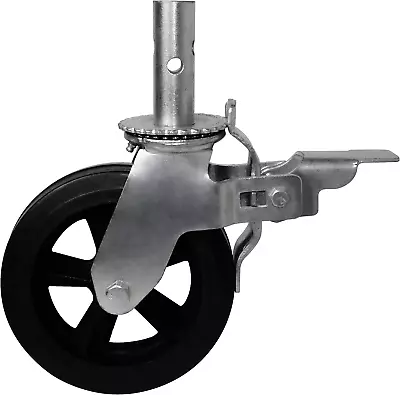 8 Inch Scaffolding Wheels Scaffold Caster With Dual Locking Brakes Heavy... • $58.99