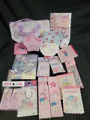 $149.99 • Buy Sanrio Little Twin Stars My Melody New & Vintage 17pcs Lot Note Pads Pencils Bag