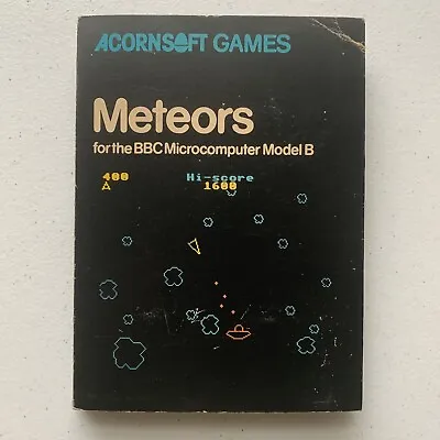 Meteors Game For BBC B Micro On Cassette By Acornsoft Acorn Electron • £14.99