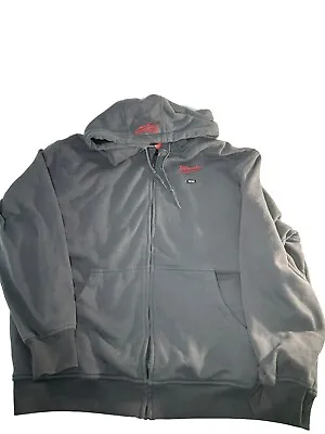 Milwaukee M12 Heated Gear Mens Gray XL Hooded Sweatshirt No Battery Charger • $75