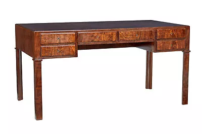 Danish Mid 20th Century Burr Walnut Desk • $11634.84