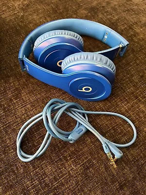 Beats By Dr. Dre Solo HD - Over The Ear Foldable Headphones Blue • $20
