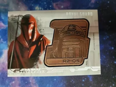 £19.36 • Buy 2018 Star Wars Masterwork Bronze Medallion Royal Guard 059-150