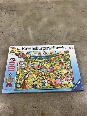 Ravensburger Jigsaw Puzzle Fairy Tales 2010 XXL 100 Pcs NEW Sealed Box 108121 • $17.99