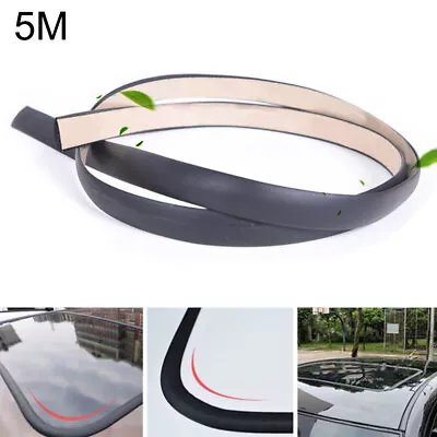 £6.39 • Buy 5m Car Windshield Roof Rubber Seal Strip Edge Protector Dustproof Sealing Trim