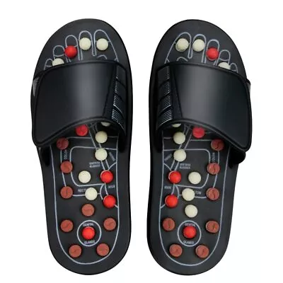 Feet Massage Slippers Reflexology Acupuncture Therapy Massager Walk Stone Shoes • $29.01