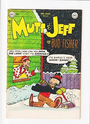 MUTT & JEFF DC COMIC #62 Looks Great Golden Age 1952  PRE CODE • $30