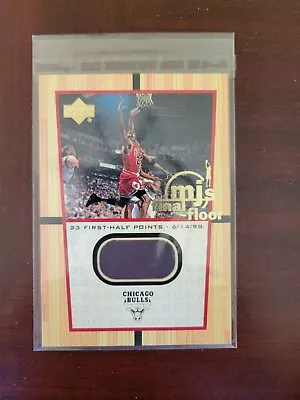 1999 Upper Deck Michael Jordan Final Shot Jumbo Floor Bulls SP Scarce UDA • $149.99