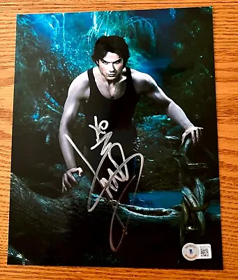 Ian Somerhalder Hot Vampire Diaries Damon Salvatore Signed 8x10 Photo Beckett N • $119.99