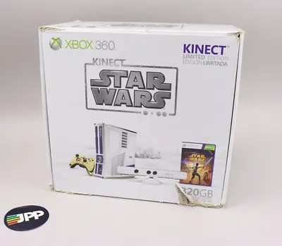 Microsoft Xbox 360 S Kinect Star Wars 320GB Console W/Box+ Red Dot AS-IS Parts • $199.99
