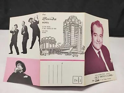 Sands Hotel Presents RED SKELTON Jack Entratter Phamplet Las Vegas NV Brochure • $19.95