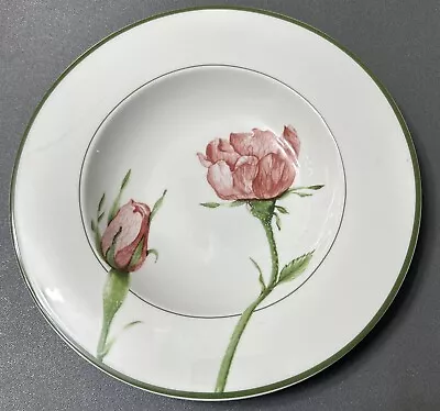 Villeroy & Boch 9.5” Flat-rimmed Soup Bowl Flora Wild Rose 1748 Germany • $34.99