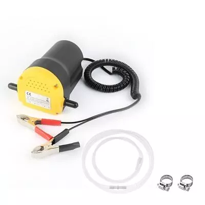 12V 60W Oil Diesel Fluid Change Pump Extractor Scavenge Transfer Pump With Tubes • $17.89