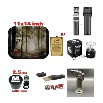 Raw FOREST Large Rolling Tray 11x14inch +raw  Three Tree Case+loader+grinder • £12.66