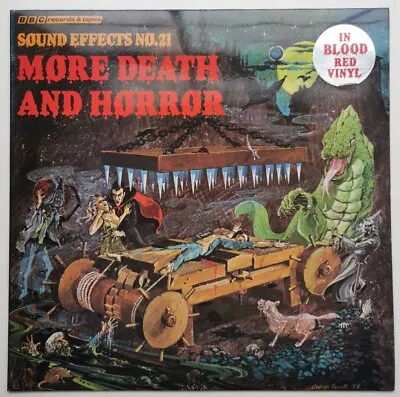Mike Harding / Peter Harwood - Sound Effects 21 More Death & Horror Red Vinyl LP • £19