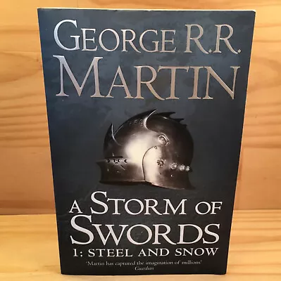 Game Of Thrones A STORM OF SWORDS Fantasy Novel Book (2011) George R.R. Martin • $9.99