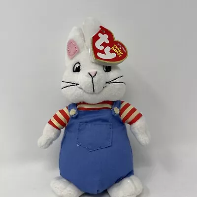 Ty Beanie ~ MAX (Nick Jr ~ MAX & RUBY) Bunny Rabbits ~ MWMT'S ~ RARE~ Retired • $25.98