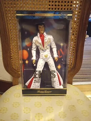 Mattel Elvis Presley  White Eagle Jumpsuit  Timeless Treasures Doll 2000 (R) • $79.99