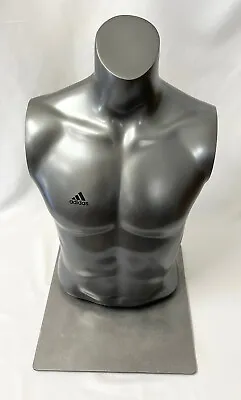 Adidas Fusion Glossy Male Mannequin Torso No Arms  Headless Mannequin: Gray • $165