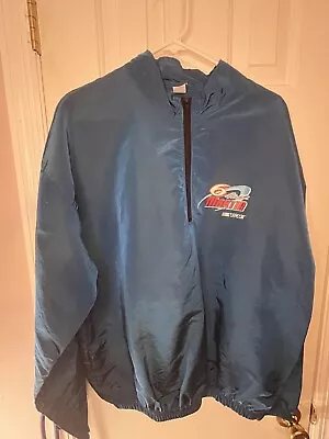 Vtg  Mark Martin #6 Valvoline Blue Satin Windbreaker OSFA  (L) NASCAR Racing • $24.95