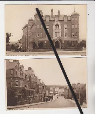 Two Postcards - Llandrindod Wells - Spa Road & Gwalia Hotel • £6.99