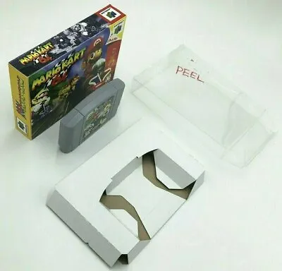 Nintendo 64 N64 Game Box Only Inserts And Protector Custom CIB Mario Kart • $23.99