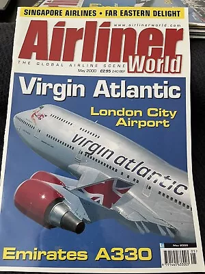 Airliner World - MAY2000 Virgin Atlantic London City Airport Emirates A330 • $5