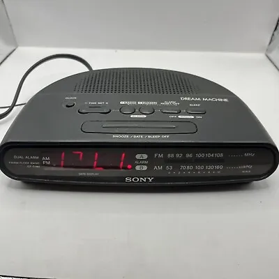 Vintage 1990’s SONY DREAM MACHINE Digital Alarm Clock Radio Tested Works • $15.72
