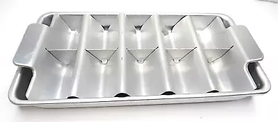 Vintage Ice Tray Makes 10 Triangular Pieces Aluminum • $13.99