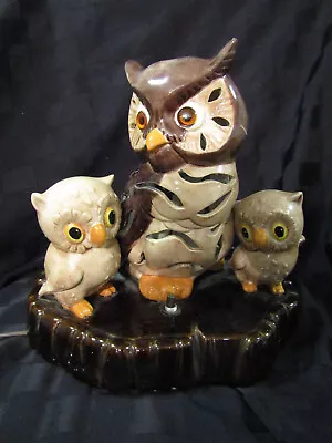 Vintage Three Owl TV Lamp Light Working 10 X 9 Electric 1960s • $49.99