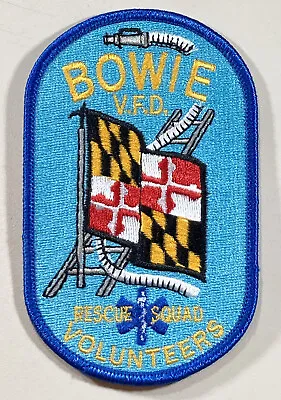 Bowie Maryland Volunteer Fire - Rescue Squad Patch • $9.95